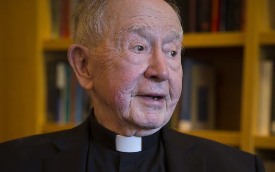 Jesuit Fr. John W. O'Malley, a church historian and former professor at Georgetown University, died Sept. 11 at the age of 95 at the Colombiere Jesuit Community in Baltimore. (CNS/Tyler Orsburn)
