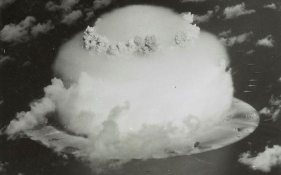 Photo of nNuclear clouds in 1946