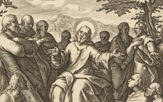 "The Eight Beatitudes" (detail, circa 1578) by Hendrick Goltzius (Metropolitan Museum of Art)