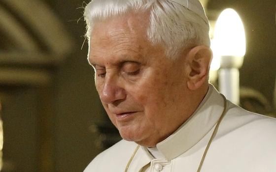 Pope Benedict XVI in Rome in January 2010 (CNS/Paul Haring)
