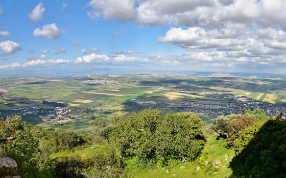 View from the Church of the Transfiguration on Mount Tabor in Israel (Wikimedia Commons/Bahnfrend)