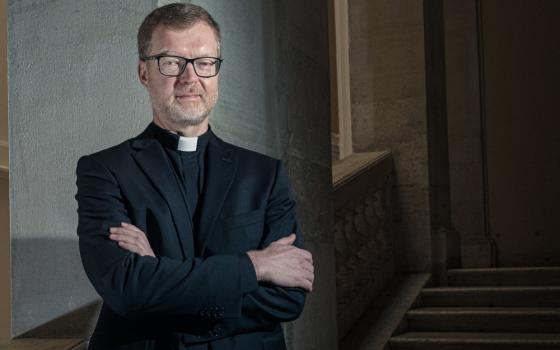 Jesuit Father Hans Zollner, a member of the Pontifical Commission for the Protection of Minors, poses in Rome Nov. 9, 2021. (CNS photo/Francesco Pistilli, KNA) 