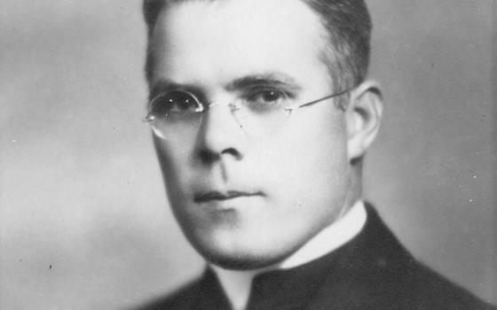 Jesuit Fr. Edward Dowling, circa 1940 (Wikimedia Commons/Maryville University Archives)