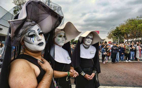 The Sisters of Perpetual Indulgence show their support during the gay pride parade in West Hollywood, California, June 12, 2016. (AP/Richard Vogel,File)