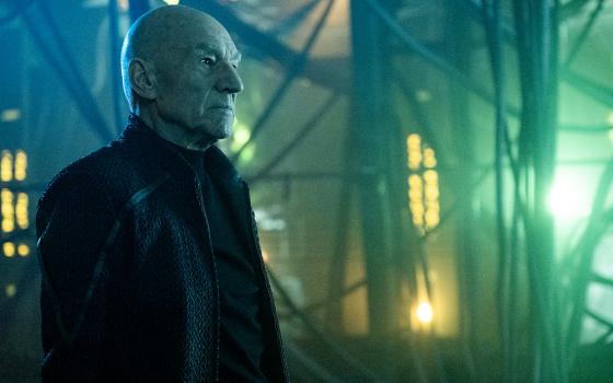 Patrick Stewart as Admiral Jean-Luc Picard in "Star Trek: Picard" on Paramount+. (Paramount+/Trae Patton)