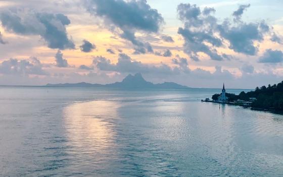 Sunset in Bora Bora, French Polynesia