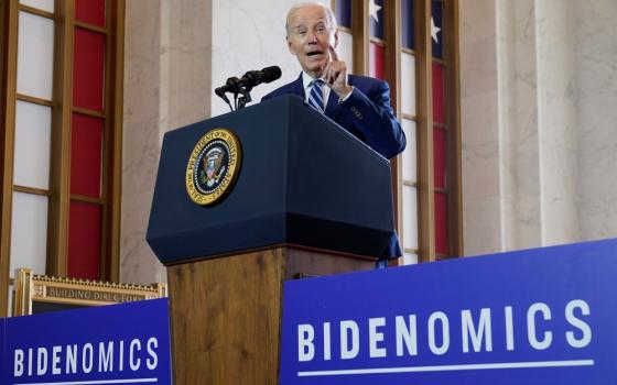 President Joe Biden delivers remarks on the economy at the Old Post Office in Chicago June 28. (AP/Evan Vucci)
