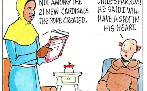 Francis, the comic strip: The pope created 21 new cardinals! But nothing for Leo?