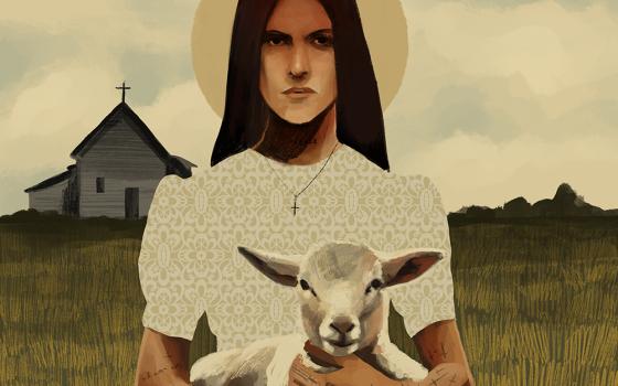 Ethel Cain's debut album, "Preacher’s Daughter," is a Southern Gothic exploration of religious trauma through the story of a fictional character. (Artwork by Ryan McQuade)