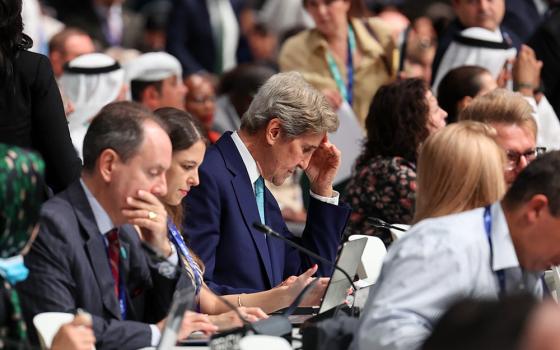 John Kerry, U.S. special presidential envoy for climate, attends the formal opening of the U.N. Climate Change Conference COP28 at Expo City Nov. 30, 2023, in Dubai, United Arab Emirates. (CNS/Courtesy of UN Climate Change COP28/Mahmoud Khaled)