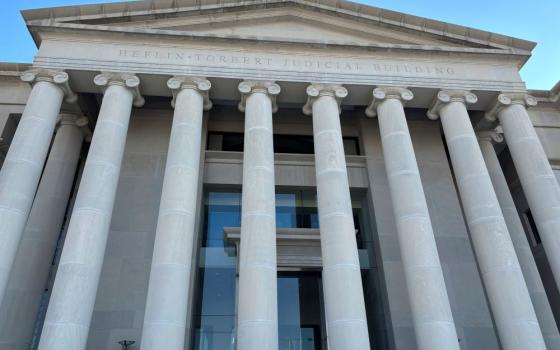 The exterior of the Alabama Supreme Court building in Montgomery, Ala., is shown on Feb. 20. The Alabama Supreme Court ruled on Feb. 16 that frozen embryos can be considered children under state law, a ruling critics said could have sweeping implications for fertility treatments. 