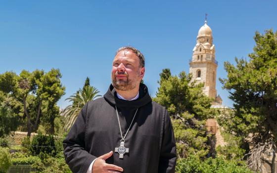 Benedictine Abbot Nikodemus Schnabel, leader of Dormition Abbey in Jerusalem's Old City (Courtesy of Dormition Abbey Jerusalem)