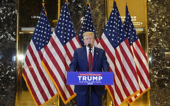 Former President Donald Trump speaks during a news conference at Trump Tower, May 31, 2024, in New York, a day after a New York jury found Trump guilty of 34 felony charges. (AP photo/Julia Nikhinson)