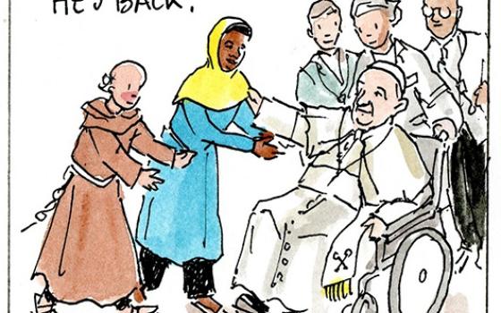 Francis, the comic strip: He's back!