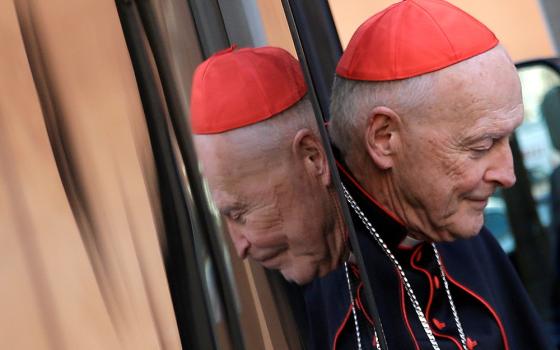 Then-Cardinal Theodore McCarrick is seen at the Vatican March 4, 2013. (CNS/Reuters/Max Rossi)