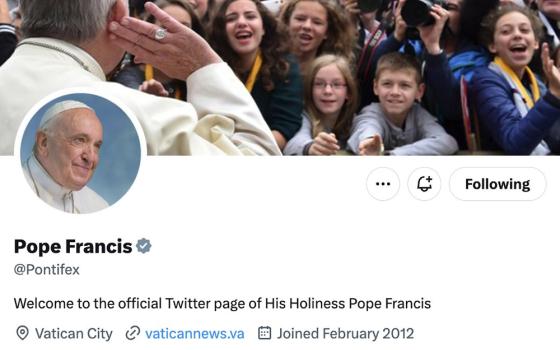 A screenshot of Pope Francis' @Pontifex Twitter account on April 21, 2023 (OSV News screenshot/Twitter)
