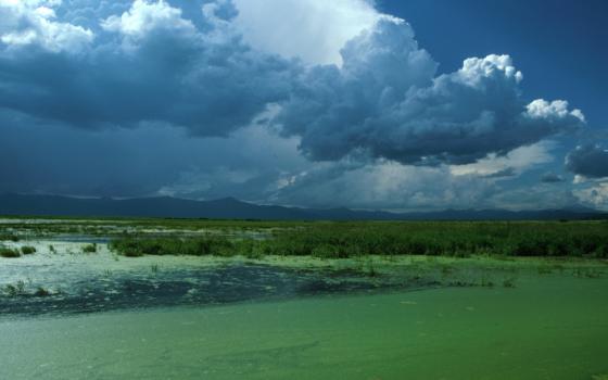 Klamath Basin on a cloudy day