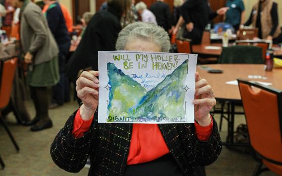 Roughly 150 people took part in a dialogue on labor and the environment in Appalachia Oct. 25 at the pastoral center of the Pittsburgh Diocese. The event marked the 50th anniversary of the Appalachian bishops' pastoral letter "This Land is Home to Me" and the 10-year anniversary of Pope Francis' encyclical "Laudato Si', on Care for Our Common Home." (Pinnacle Productions)