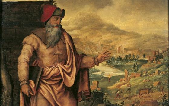 Artwork: "Prophet Isaiah predicts the return of the Jews from exile" by Maarten van Heemskerck