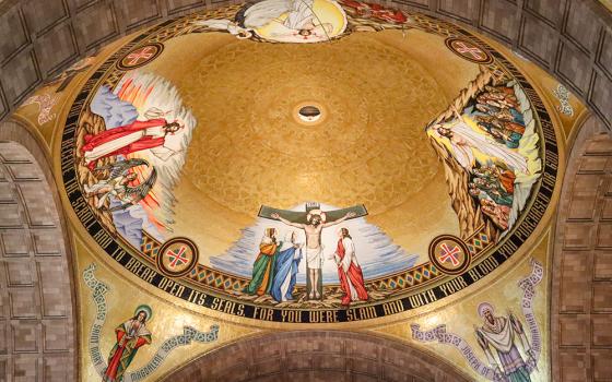 The Redemption Dome in the Basilica of the National Shrine of the Immaculate Conception in Washington, D.C. (NCR photo/Teresa Malcolm)