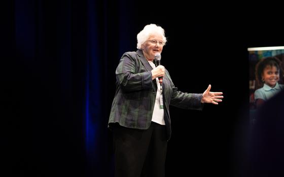 This undated photo shows Mercy Sr. Sheila Carney, who was honored Jan. 31 in Washington for her leadership, her formation of future generations, and lifelong commitment to dialogue. The Association of Catholic Colleges and Universities honored Carney, who has been a Mercy sister for 58 years. (Courtesy of Carlow University)