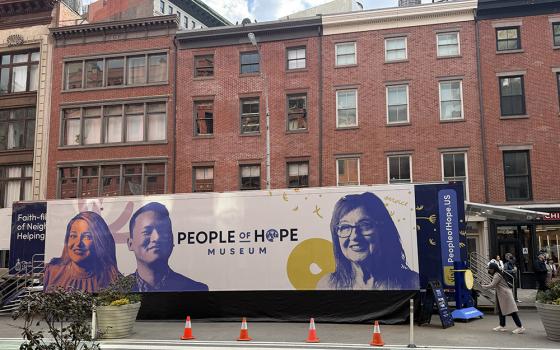 The People of Hope Museum is pictured in New York City on March 26, 2026. (Christopher White)