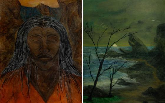 Billy Kearse, known to his friends as Pyth, painted the artworks above. Kearse was executed by the state of Florida on March 3, 2026. (Courtesy of Susan Kaspari/Jesse Cunningham)