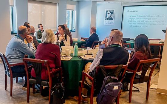 Staff members from 19 U.S. dioceses take part in a workshop on developing Laudato Si' action plans at the headquarters of the U.S. Conference of Catholic Bishops in Washington D.C. in January 2026. (Joshua van Cleef)