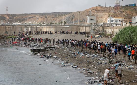 MIGRANTS SPAIN MOROCCO BORDER CROSSING