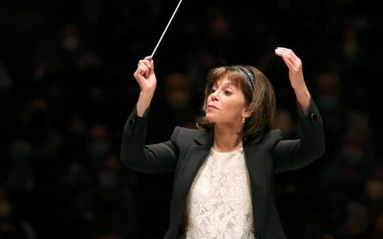 JoAnn Falletta, music director for the Buffalo Philharmonic Orchestra, will conduct "Francis: An Oratorio in Nine Scenes" Oct. 10 and 11. The oratorio brings together music composed by Richard Danielpour and a Fransiscan-inspired libretto by Franciscan Sr. Margaret Carney. (Steve J. Sherman) 