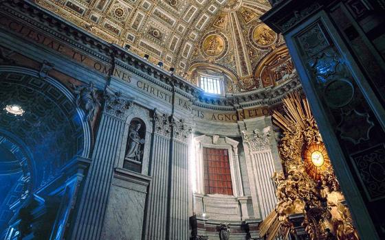 An interior view of St. Peter's Basilica in Vatican City on October 9, 1962, two days before the opening of the Second Vatican Council (AP)
