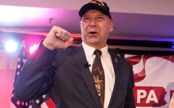 Pennsylvania State Sen. Doug Mastriano, Republican candidate for governor of Pennsylvania, was present at the Jan. 6, 2021, assault on the U.S. Capitol. 