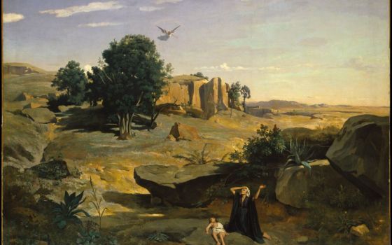 "Hagar in the Wilderness," 1835, by Camille Corot (The Metropolitan Museum of Art/Rogers Fund, 1938)