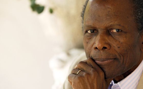 Actor Sidney Poitier poses for a portrait in Beverly Hills, California, on June 2, 2008. Poitier, the groundbreaking actor and enduring inspiration who transformed how Black people were portrayed on screen, became the first Black actor to win an Academy A