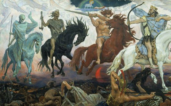 "Four Horsemen of the Apocalypse" (1887) by Viktor Vasnetsov (RNS/Creative Commons)