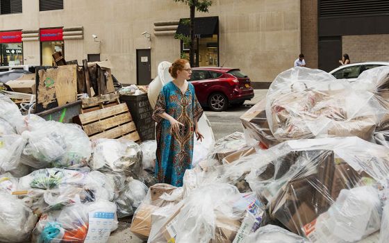 Anna Sacks, known online as @thetrashwalker, has gone viral for sharing her trash finds, as well as for highlighting a practice of many retailers: destroying usable items before placing them in the dumpster. (Patricia Lopez Ramos)