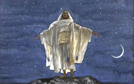 "Jesus Goes Up Alone Onto a Mountain to Pray" (1886-1894, detail) by French artist James Tissot (Wikimedia Commons/Brooklyn Museum)