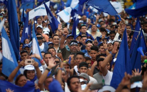 Honduras election supporters