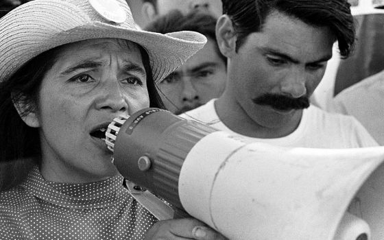 United Farm Workers leader Dolores Huerta in 1969
