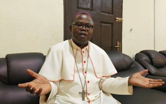 Auxiliary Bishop Ernest Obodo of Enugu, Southeast Nigeria (EarthBeat photo/Patrick Egwu)