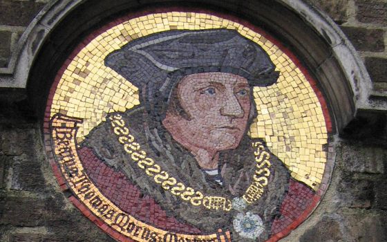 Mosaic portrait of St. Thomas More (Wikimedia Commons/Pablo Sanchez)