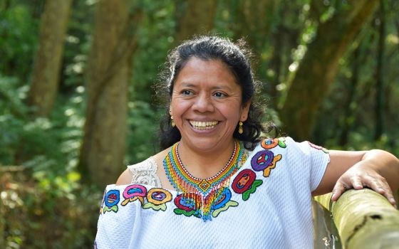 Aura Lolita Chávez Ixcaquic estaba entre las tres finalistas para el Premio Sájarov a la Libertad de Conciencia del Parlamento Europeo en 2017, el año en que huyó de Guatemala. El 20 de abril recibirá el Premio Romero a los Derechos Humanos que otorga anu