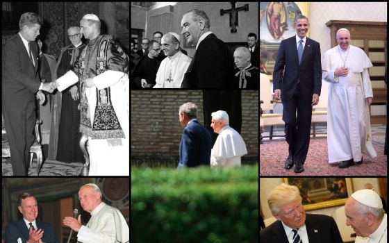 U.S. presidents and popes at the Vatican (CNS photos)