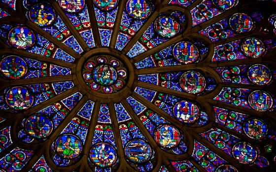 The north rose window at Notre Dame Cathedral in Paris (Flickr/Bradley Weber)