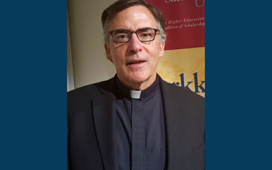Jesuit Fr. Kevin O'Brien, in a 2018 file photo (NCR/Dan Morris-Young)