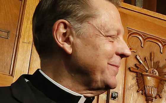 Fr. Michael Pfleger at St. Sabina Parish in Chicago in 2018 (CNS/Chicago Catholic/Karen Callaway)
