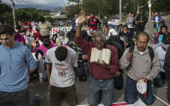 Honduras election protest