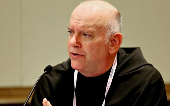 Franciscan Fr. Sean Sheridan in 2017 (CNS/Bob Roller)
