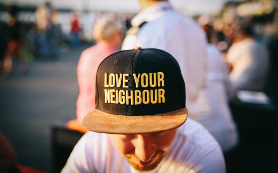 love your neighbor hat