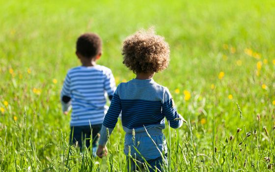 Black children play outdoors in this illustration photo. (Dreamstime/Sam74100)